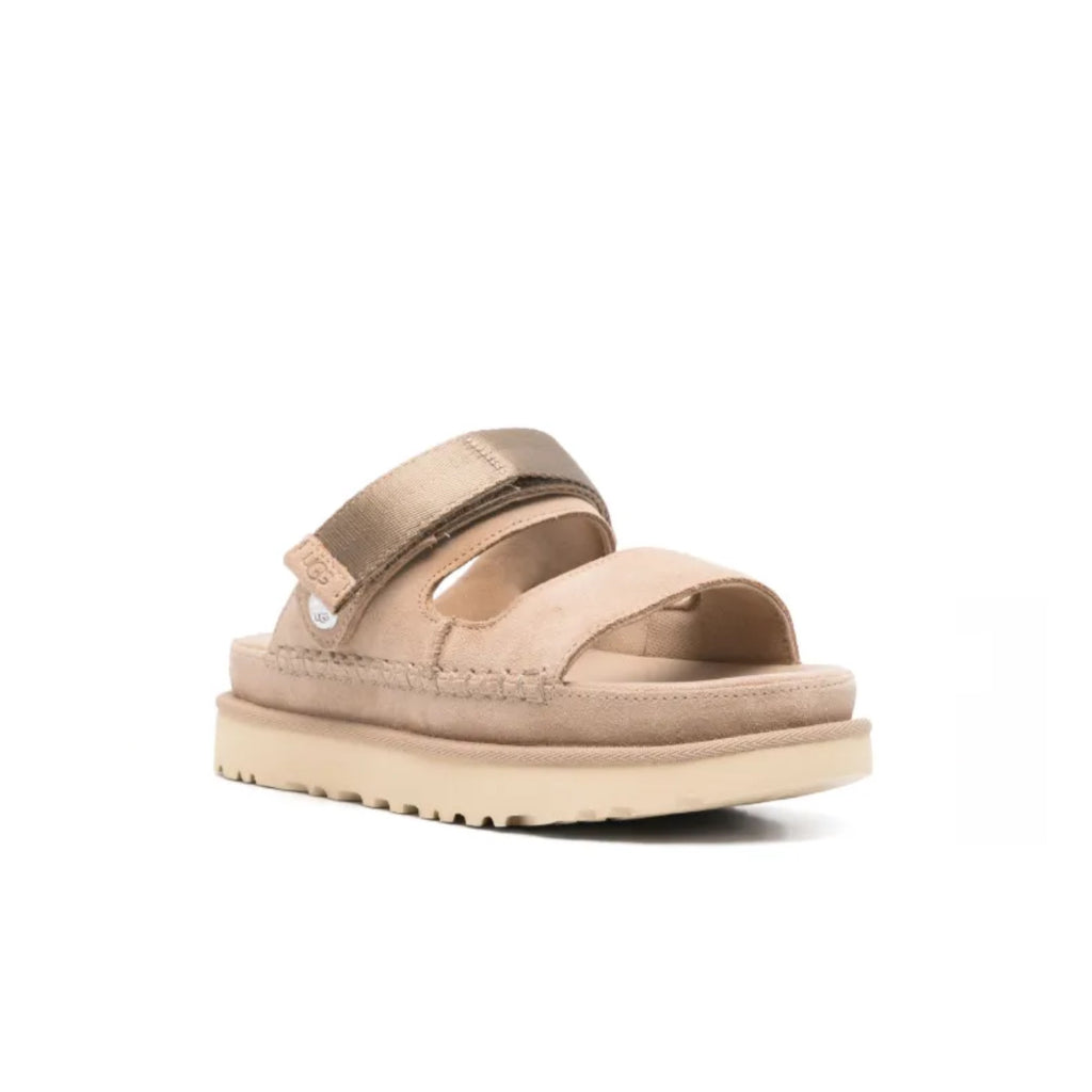 UGG Women’s Goldenstar Hi Slide Sand | סנדלי האג