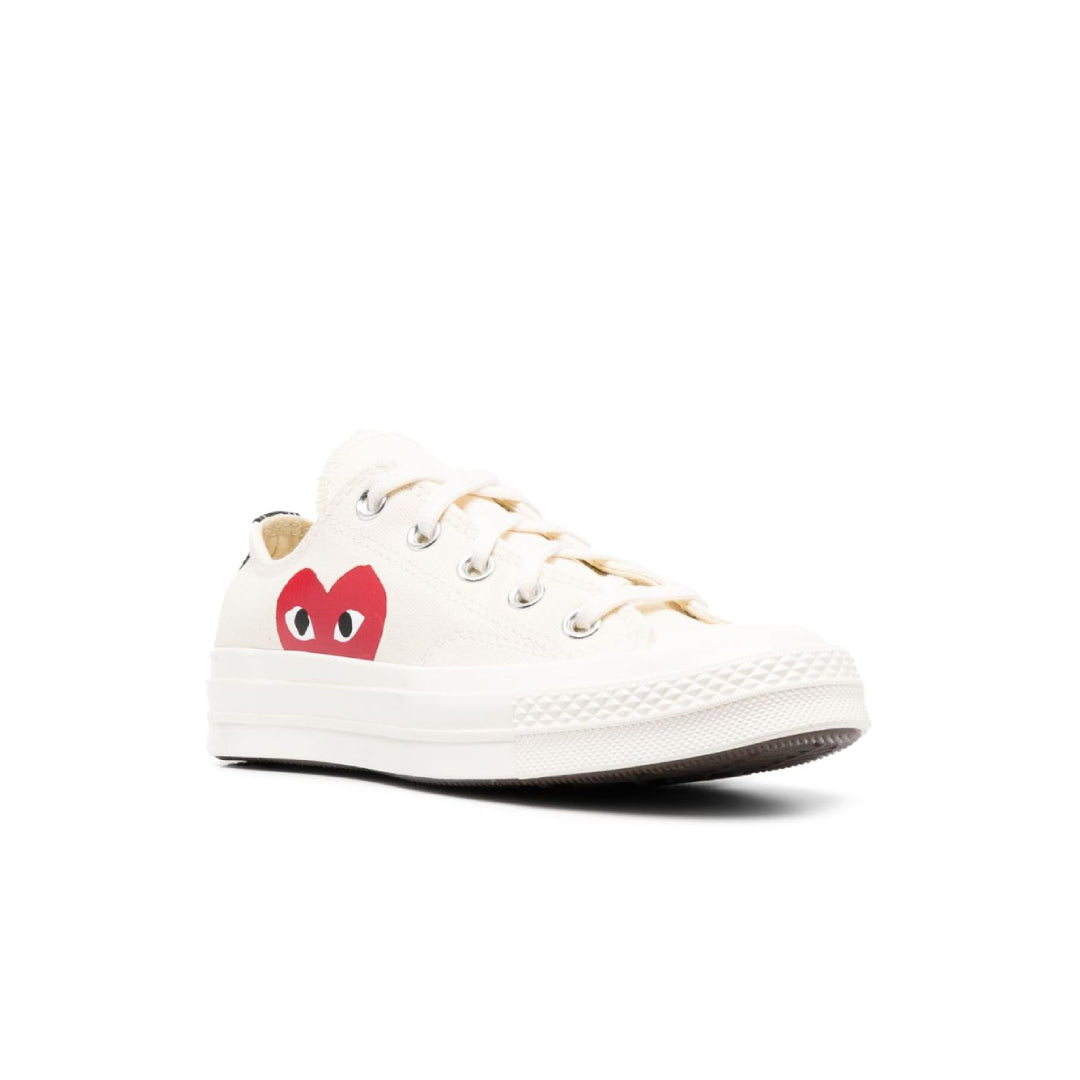 Play x Converse White Low Sneakers - SNOWKICK’S