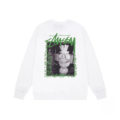 Stussy Hoodie "Tiki" - פוטר סטוסי לבן - SNOWKICK’S