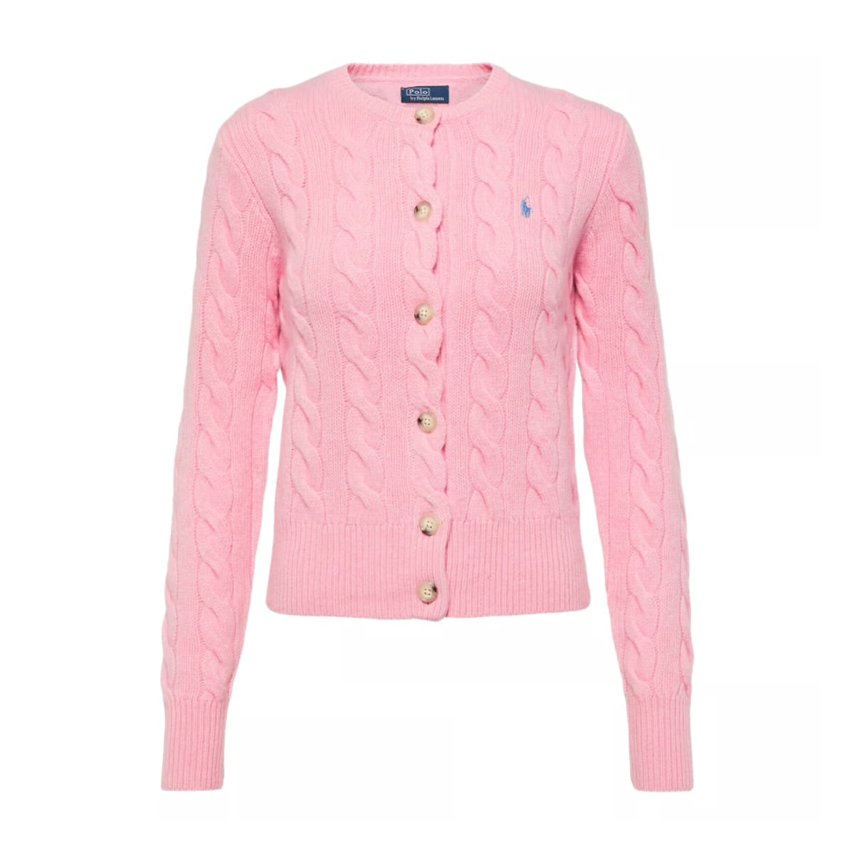 Pink Wool and cashmere cardigan - סריג ראלף לורן - SNOWKICK’S