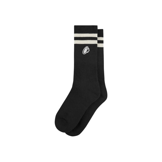 Corteiz 24FW Socks ‘Black / White’ - חבילת גרבי קורטיז - SNOWKICKS