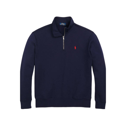 Ralph Lauren Navy Quarter Zipped Sweatshirt - סווטצירט ראלף לורן - Snowkicks