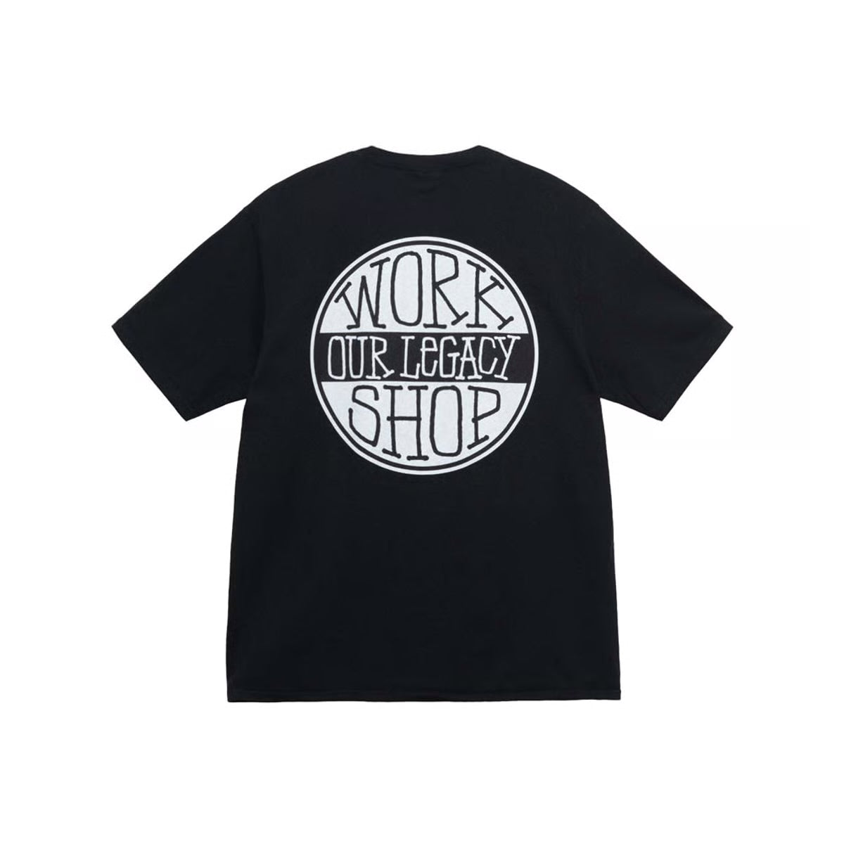 Stussy Our Legacy Dot Pigment Dyed Tee - חולצת סטוסי שחורה - SNOWKICK’S