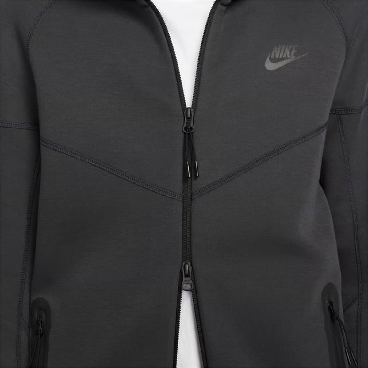Nike Sportswear Tech Fleece Windrunner Full-Zip Hoodie - ז׳קט נייק שחור - SNOWKICK’S