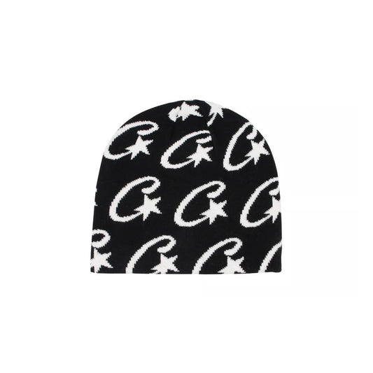 Cortiez Black Beanie - כובע גרב - SNOWKICK’S