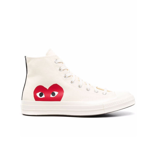 Play x Converse White High Sneakers - SNOWKICK’S