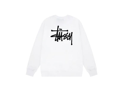 Basic Stussy Hoodie - פוטר סטוסי לבן - SNOWKICK’S