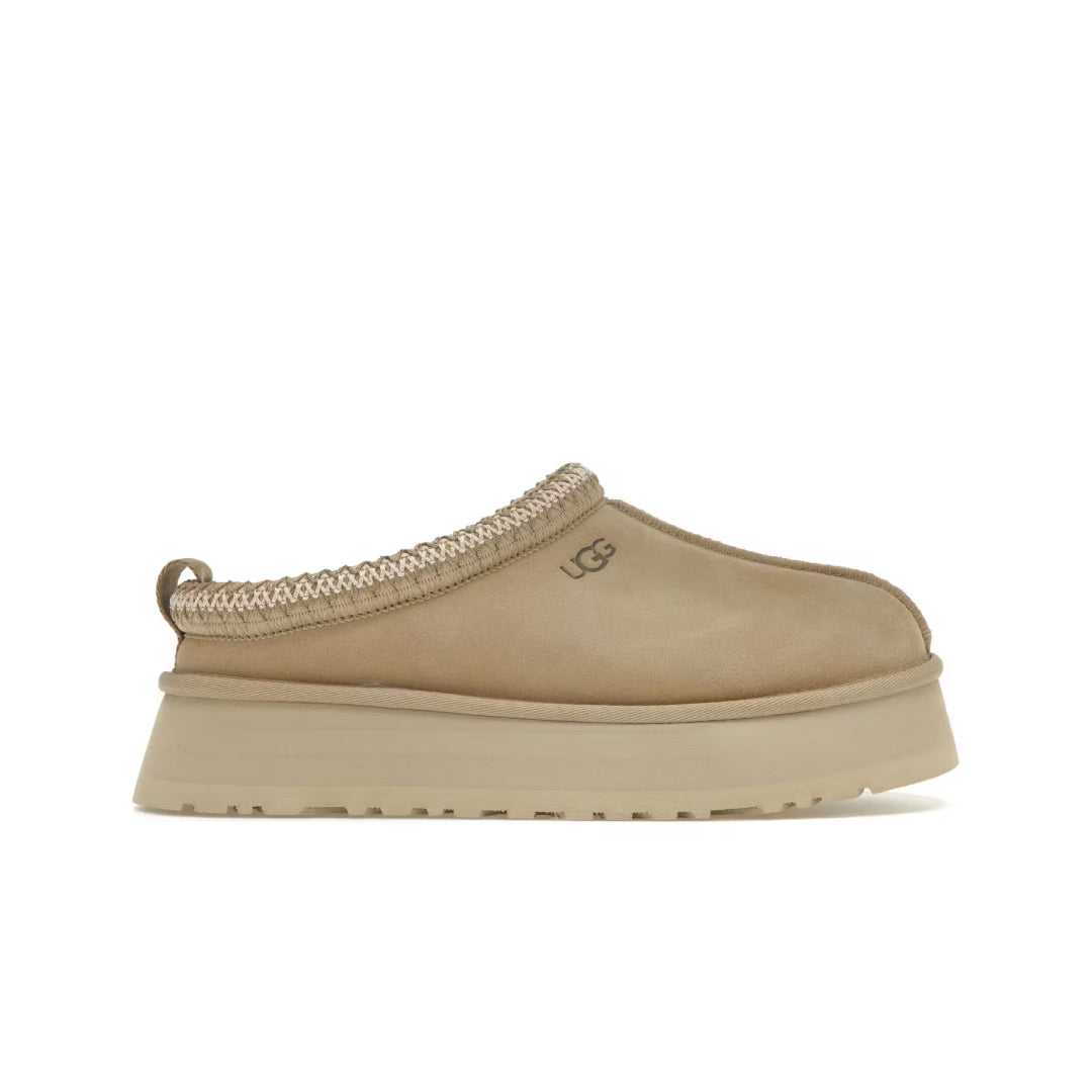 UGG Tazz Platform Mustard Seed - כפכפי האג טאז - SnowKicks
Front View 