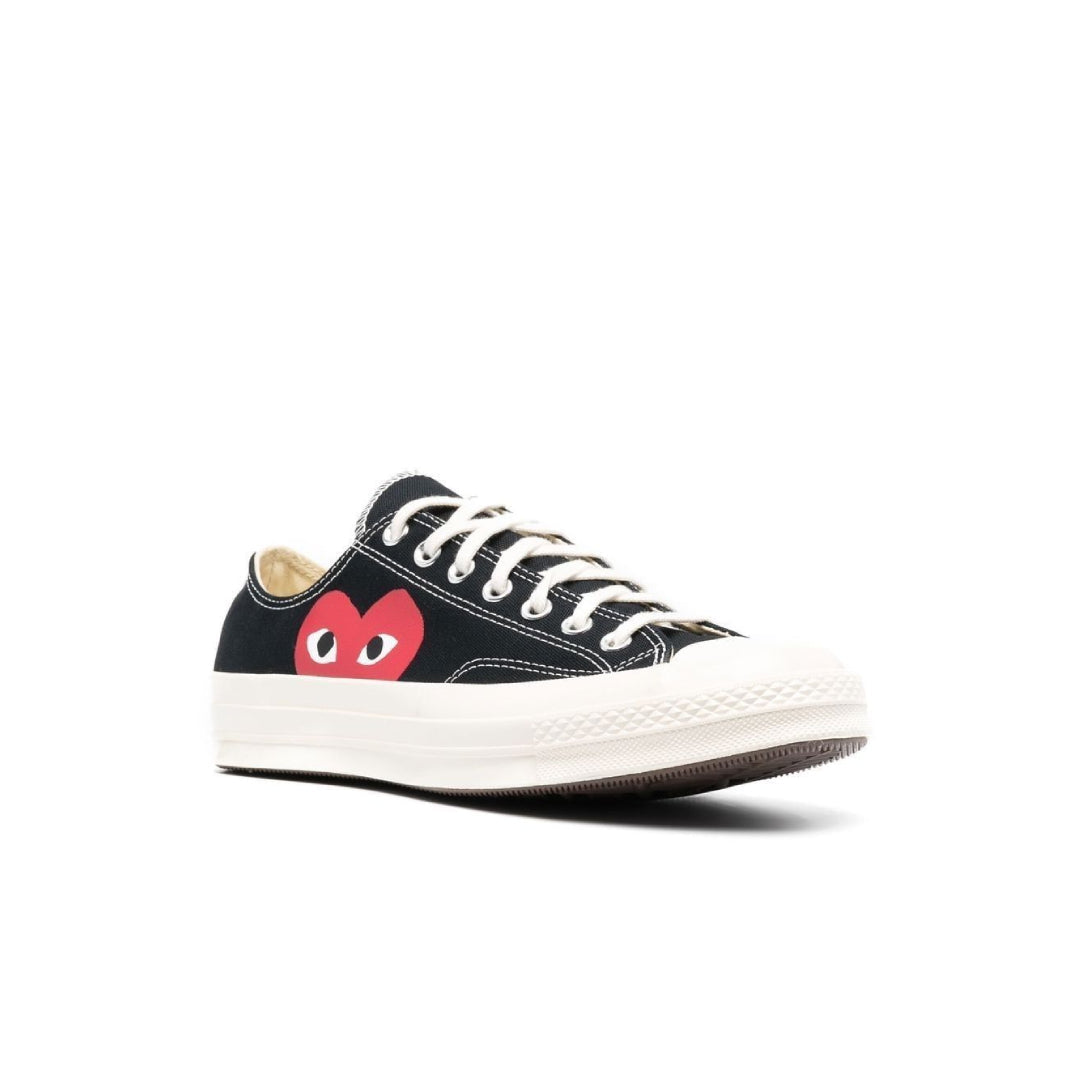 Play x Converse Black Low Sneakers - SNOWKICK’S