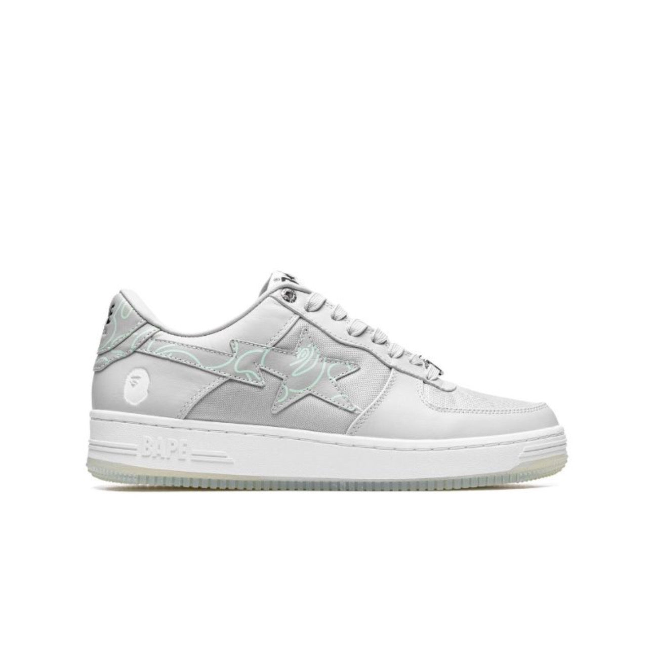 Bape Sta "Text Code Camo - Grey" sneakers - נעלי בייפ - SNOWKICK’S