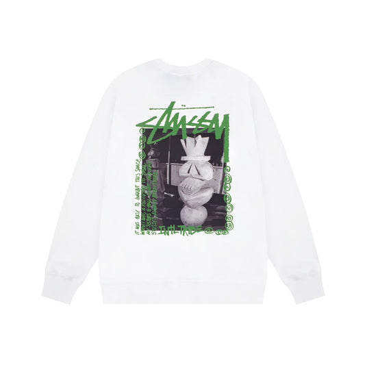 Stussy Jumper "8 Ball" - פוטר סטוסי לבן - SNOWKICK’S