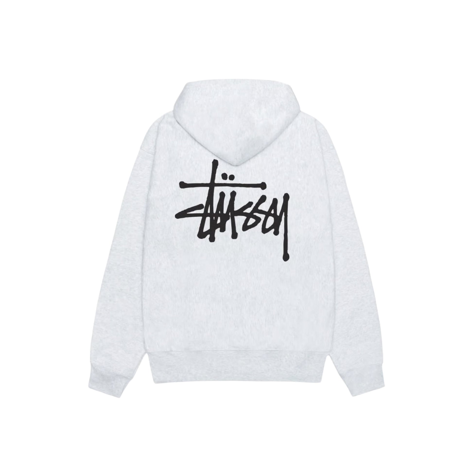BASIC STÜSSY ZIP HOODIE - זקט סטוסי לבן - SNOWKICK’S