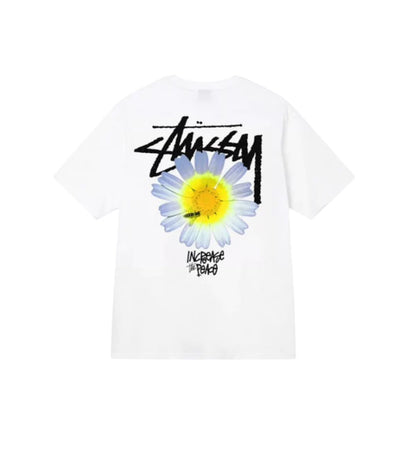Stussy ITP Flower T-Shirt -  חולצת סטוסי לבנה - SNOWKICK’S