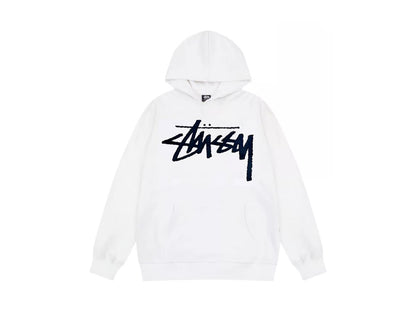 Stussy Classic Hoodie - פוטר סטוסי לבן - SNOWKICK’S