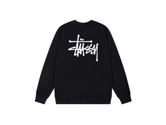 Basic Stussy Hoodie - פוטר סטוסי שחור - SNOWKICK’S