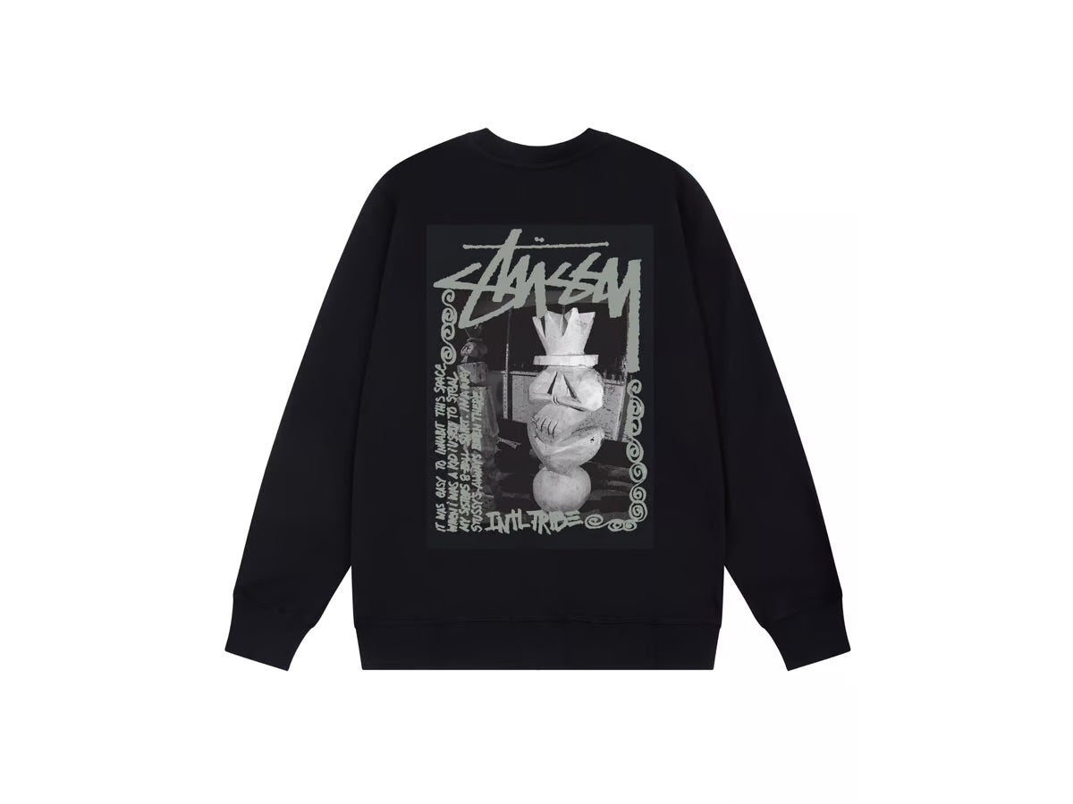 Stussy Jumper "8 Ball" - פוטר סטוסי שחור - SNOWKICK’S