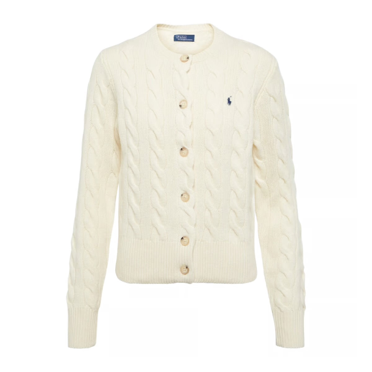 Beige Wool and cashmere cardigan - סריג ראלף לורן - SNOWKICK’S