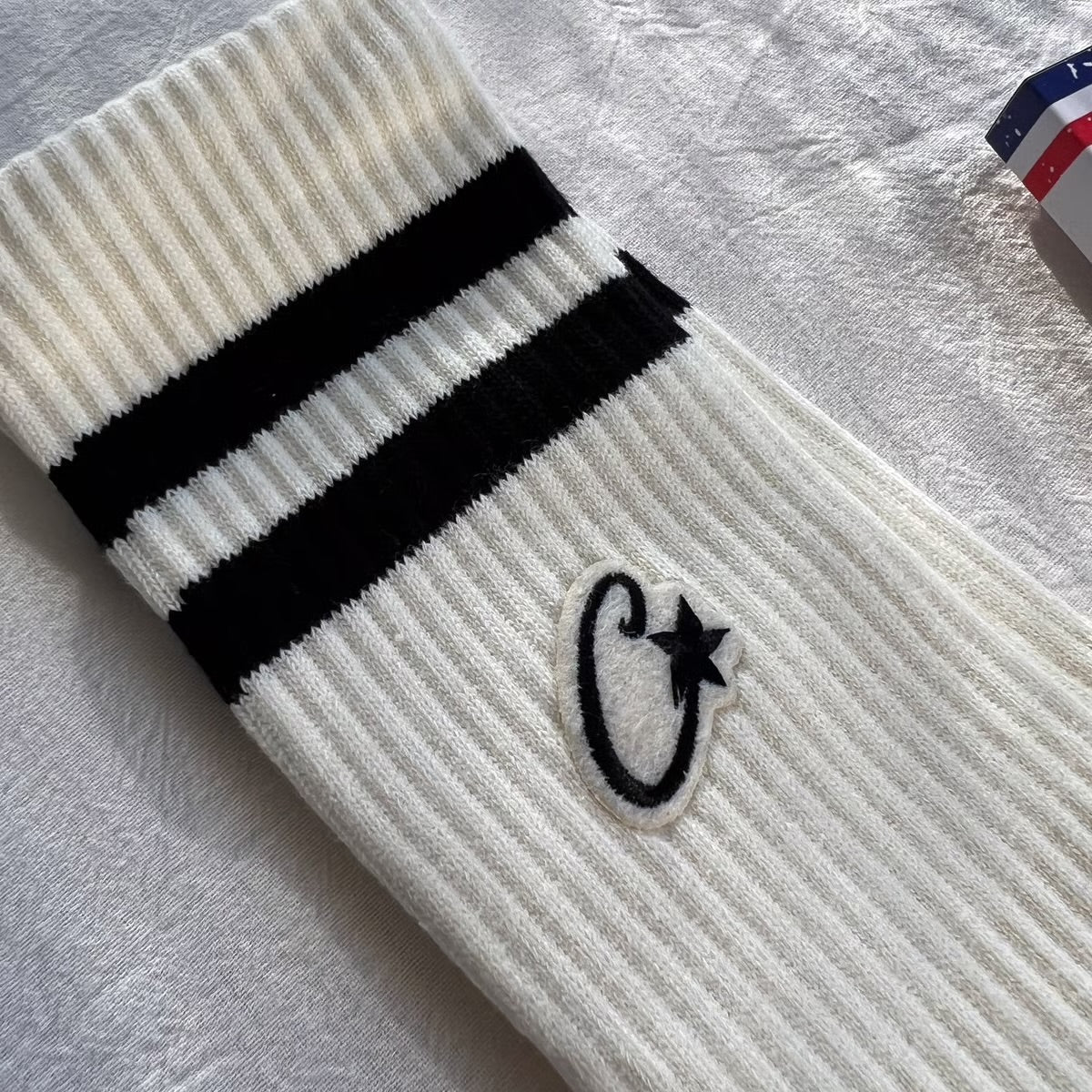 Cortiez 24FW White Socks - מארז זוג גרביים - SNOWKICK’S