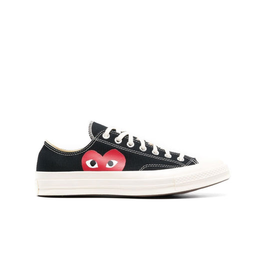 Play x Converse Black Low Sneakers - SNOWKICK’S