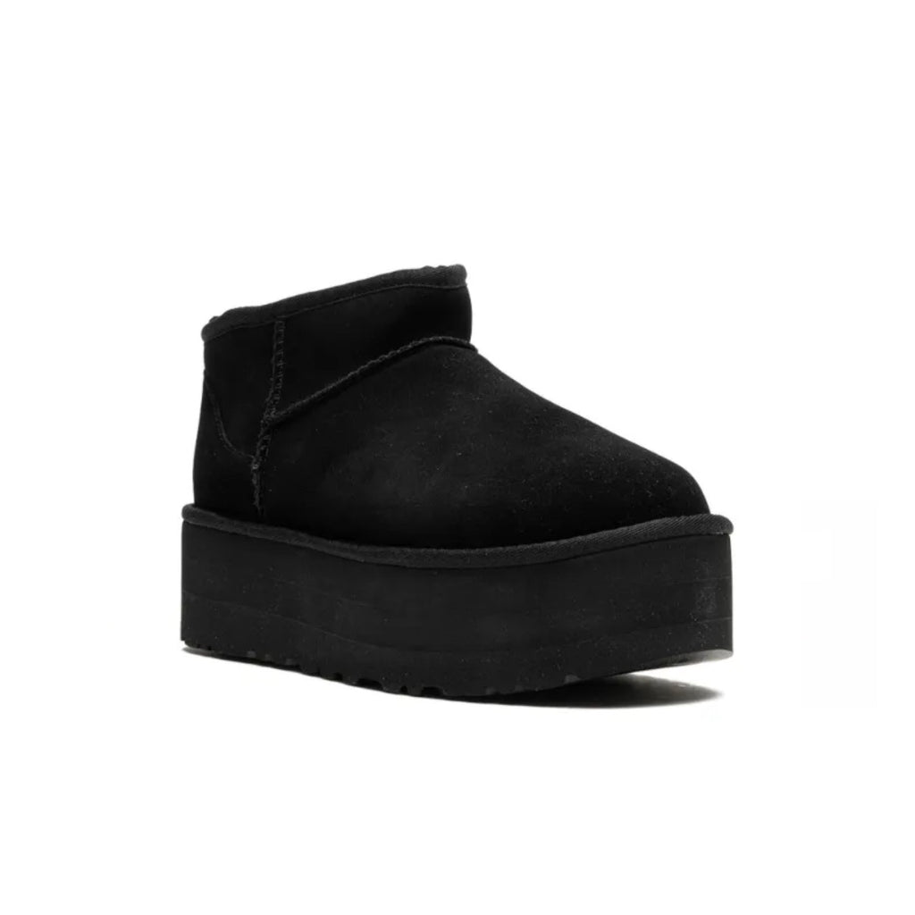 UGG CLASSIC ULTRA MINI PLATFORM BLACK | מגפי אגג